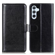 Samsung Galaxy A57 5G Fodral Crazy Horse L&auml;der Svart