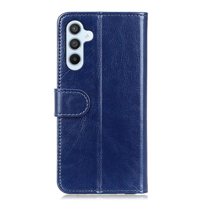 Bild 6, Samsung Galaxy A57 5G Fodral Crazy Horse Läder Blå