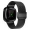 Fitbit Versa 4/Sense 2 Klockarmband Milanese Svart