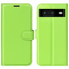 Google Pixel 8 Fodral Litchi Textur Grön