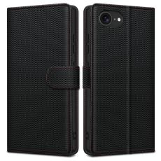 Tech-Protect iPhone 17e / 16e Fodral Wallet RS Svart / R&ouml;d