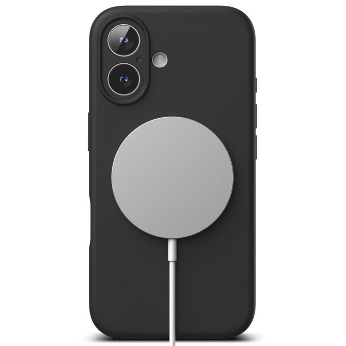 Bild 4, Ringke iPhone 16 Skal MagSafe Silikon Svart