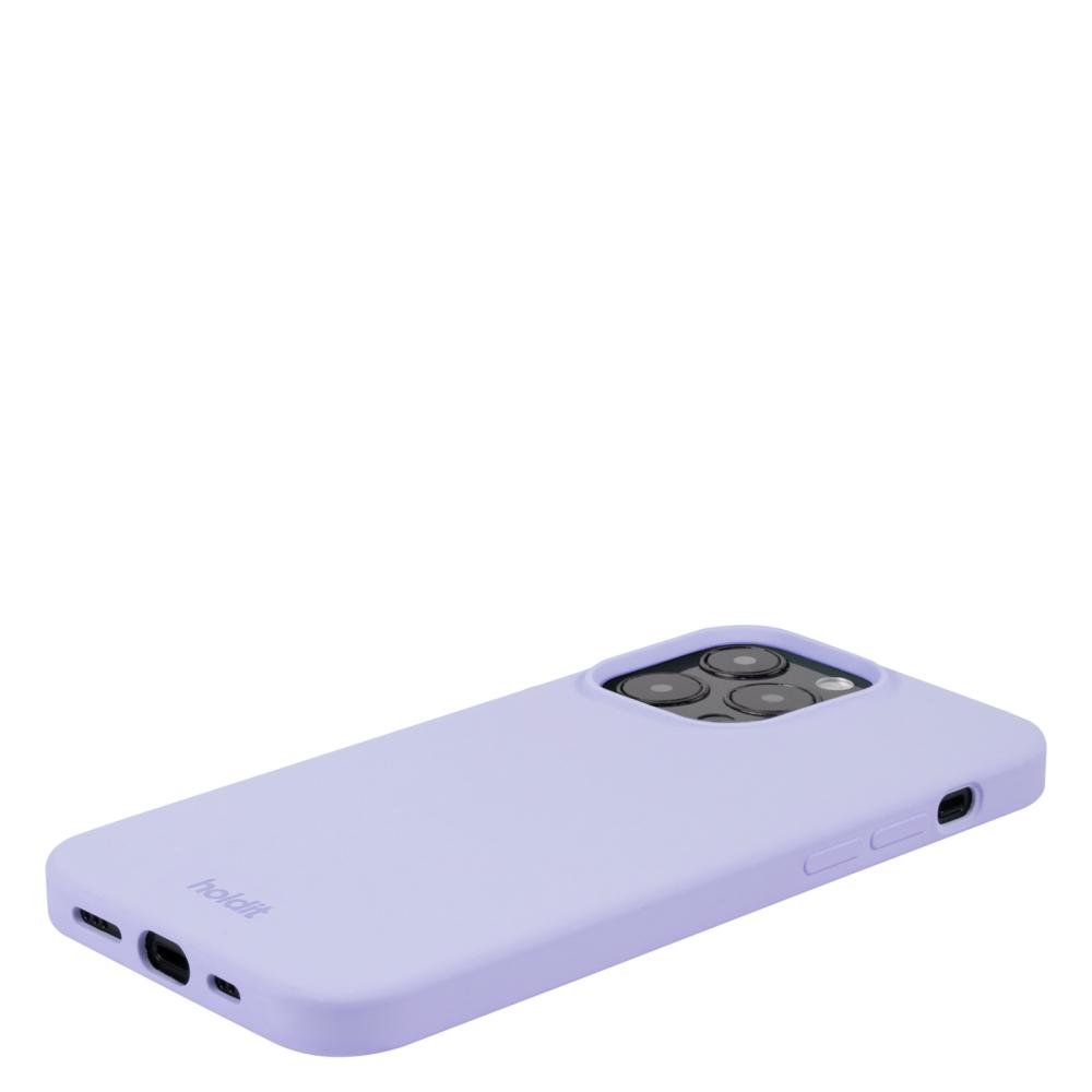 holdit iPhone 14 Pro Max Skal Silikon Lavender