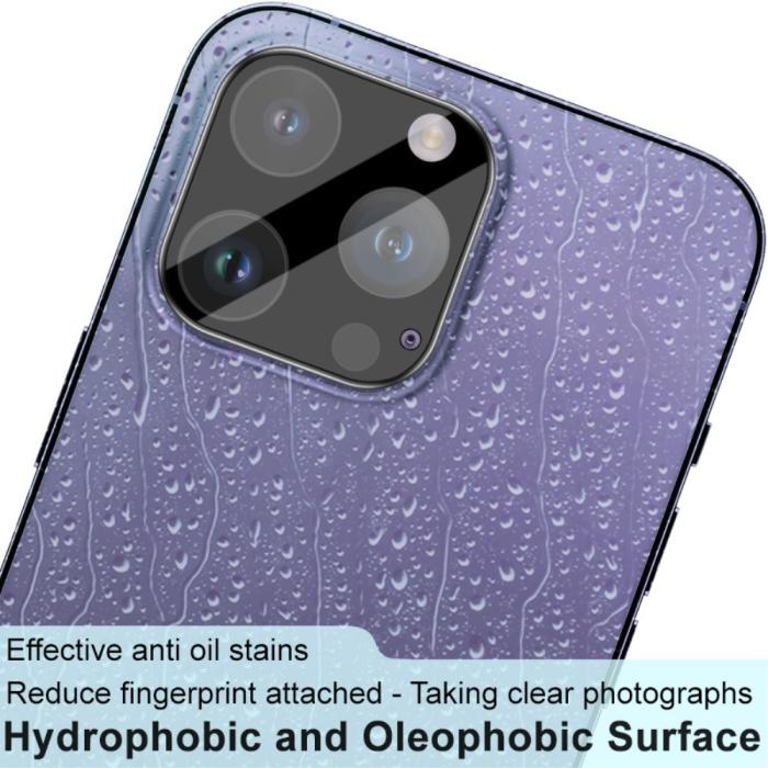 Bild 3, IMAK iPhone 16 Pro/16 Pro Max Linsskydd Härdat Glas Svart