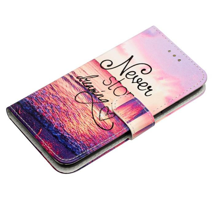 Bild 4, Samsung Galaxy A07 Fodral Med Tryck Never Stop Dreaming