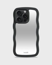 holdit iPhone 14 Pro Skal Wavy Black Mirror