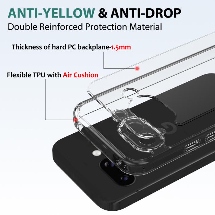 Bild 5, Google Pixel 10a Skal Shockproof Hybrid Transparent