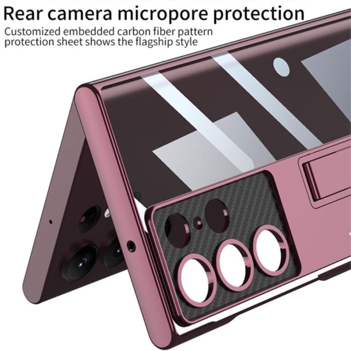 Bild 6, GKK Galaxy S24 Ultra Skal Hybrid Kickstand Silver