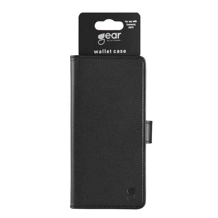 Bild 2, GEAR Samsung Galaxy A02s Fodral Läder Svart