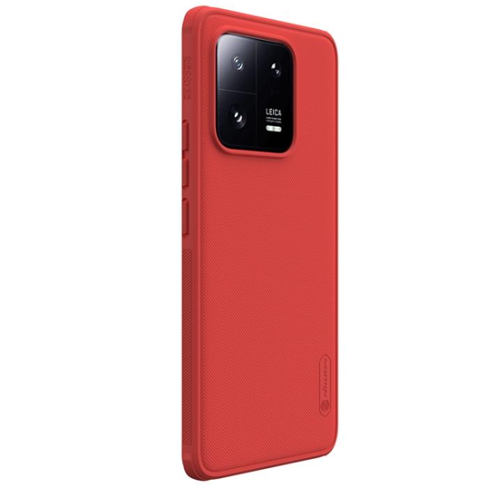 Bild 2, NILLKIN Xiaomi 13 Pro 5G Skal Frosted Shield Pro Röd