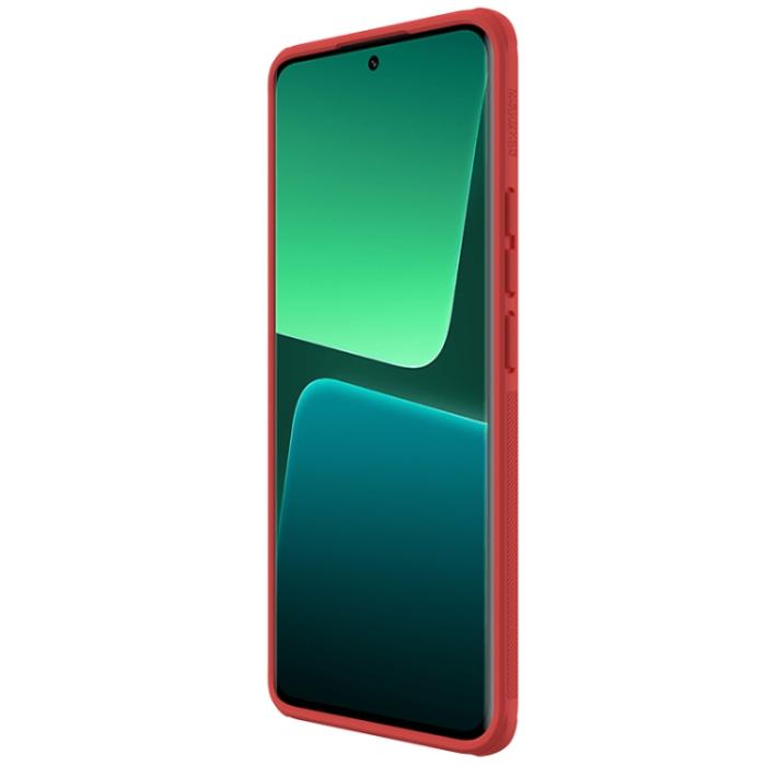 Bild 3, NILLKIN Xiaomi 13 Pro 5G Skal Frosted Shield Pro Röd