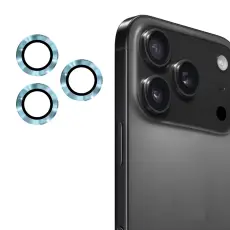 ENKAY Phone 17 Pro Max / 17 Pro Linsskydd H&auml;rdat Glas Bl&aring;