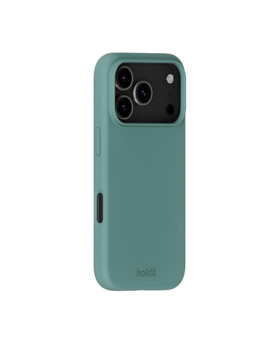 Bild 2, holdit iPhone 17 Pro Mobilskal Silikon Moss Green
