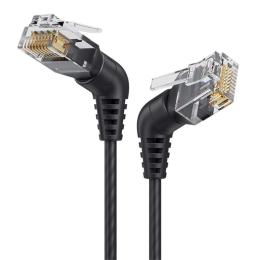 CableCreation 2 m Cat6a RJ45 Nätverkskabel Svart