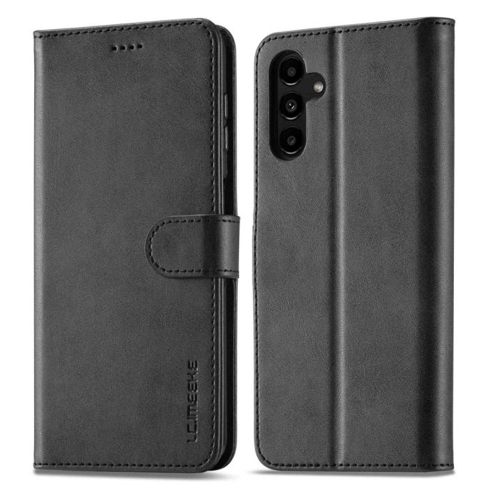 Bild 1, LC.IMEEKE Samsung Galaxy A14 4G/5G Fodral Läder Svart