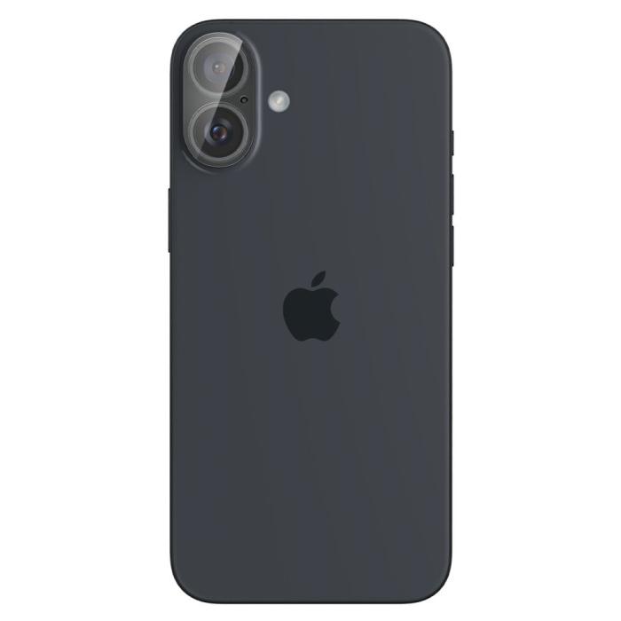 Bild 2, Spigen iPhone 16/16 Plus 2-PACK Linsskydd Optik GLAS.tR