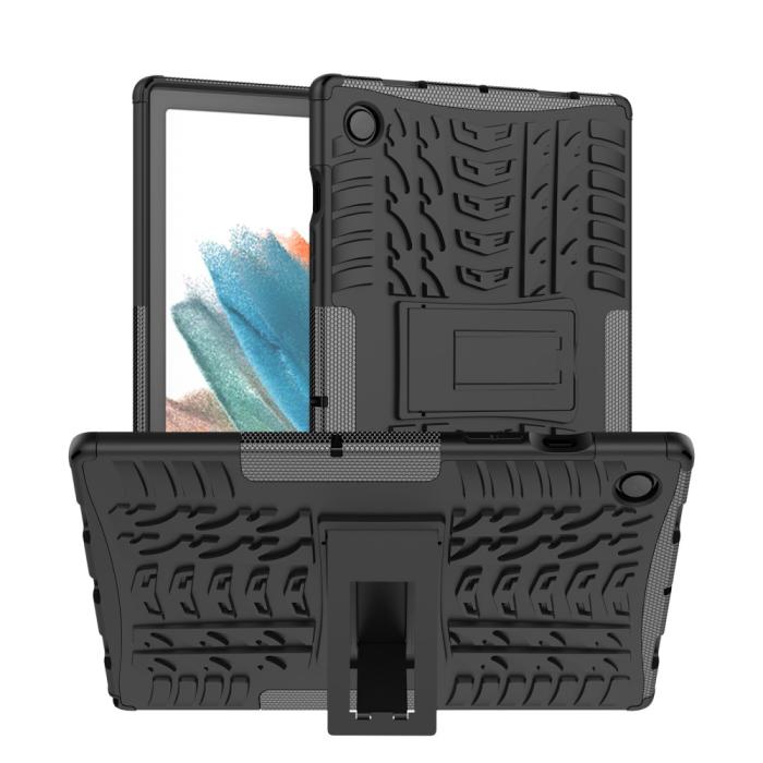 Bild 1, Samsung Galaxy Tab A8 10.5 (2021) Skal Rugged Kickstand Armor Svart