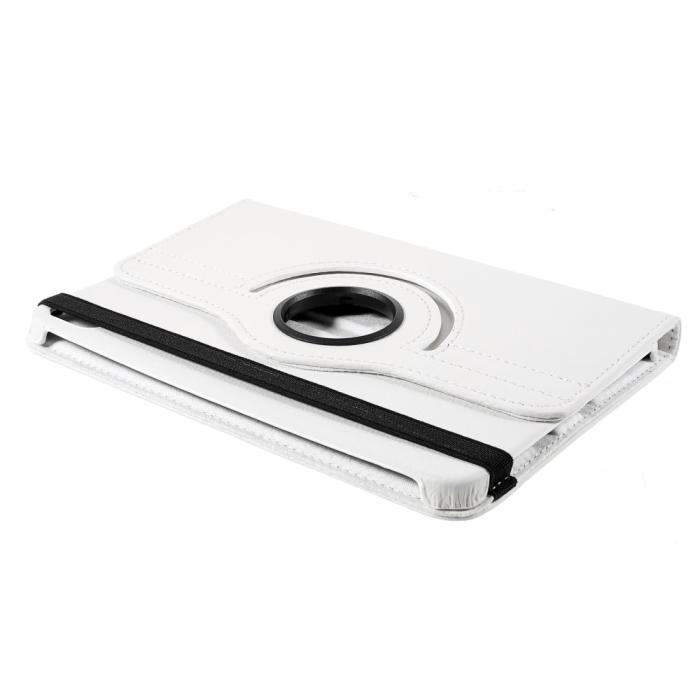 Bild 6, iPad Mini 2024/2021 Fodral 360° Rotation Litchi Vit