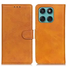 Motorola Edge 60 / 60 Fusion Fodral L&auml;der Brun