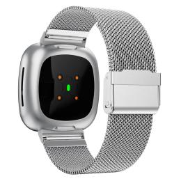 Fitbit Versa 4/Sense 2 Klockarmband Milanese Silver