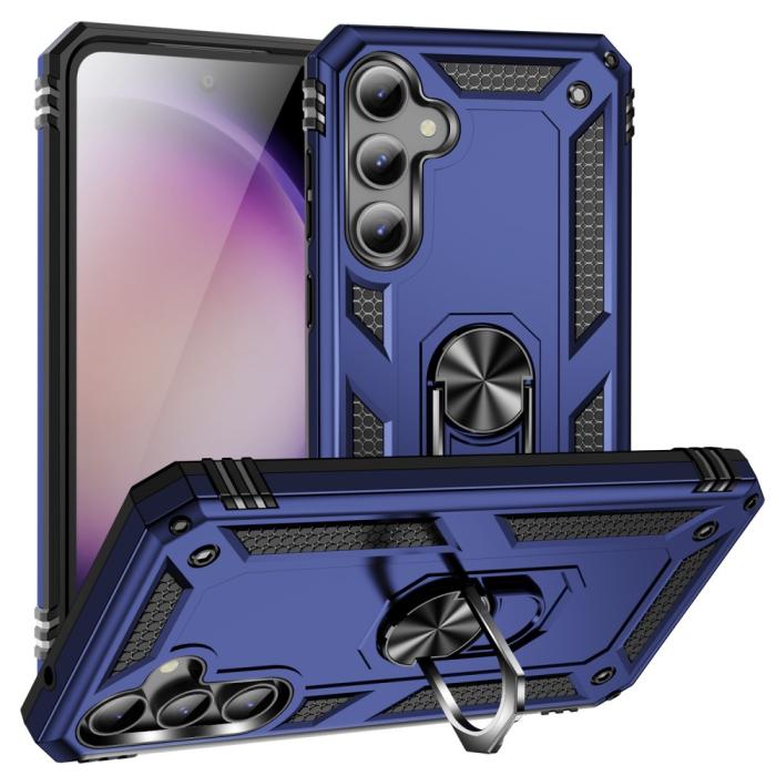 Bild 1, Samsung Galaxy S23 FE Skal Ring Hybrid Armor Blå