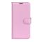 OnePlus 10 Pro 5G Fodral Litchi Textur Ljus Rosa