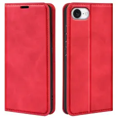 iPhone 17e / 16e Fodral Flip Skin Touch R&ouml;d