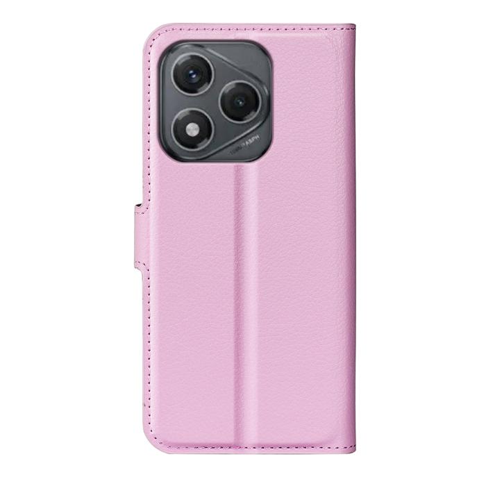 Bild 3, Honor 400 Smart Fodral Litchi Läder Ljus Rosa