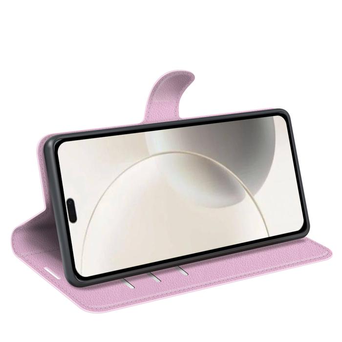 Bild 6, Honor 400 Smart Fodral Litchi Läder Ljus Rosa