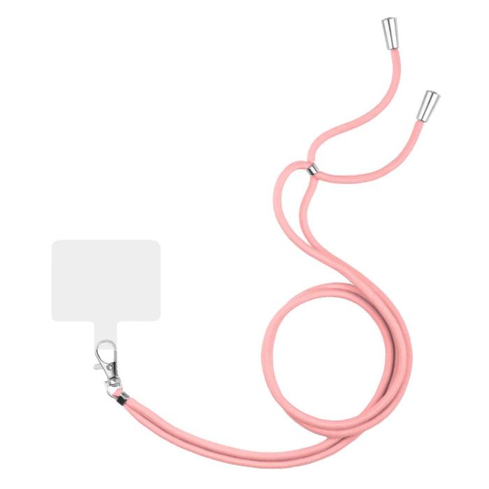 Bild 1, Mobilsnöre / Mobilhalsband / Mobilhållare Rosa
