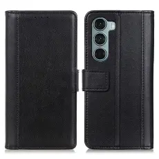 Motorola Moto G200 Fodral Läder Svart