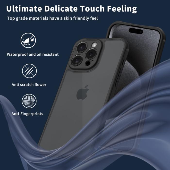 Bild 2, LEEU DESIGN iPhone 16 Pro Max Skal Shockproof Svart