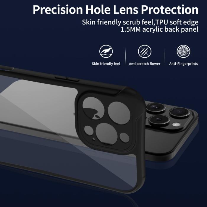 Bild 3, LEEU DESIGN iPhone 16 Pro Max Skal Shockproof Svart