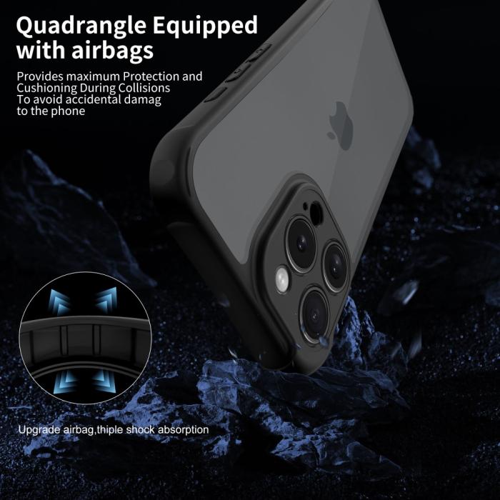 Bild 4, LEEU DESIGN iPhone 16 Pro Max Skal Shockproof Svart