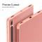 DUX DUCIS Galaxy Tab S9 Plus Fodral DOMO Tri-Fold Roséguld