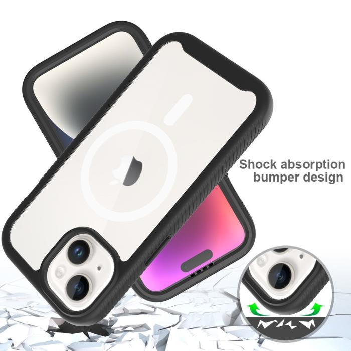 Bild 4, iPhone 15 Skal MagSafe 360 Defense Svart