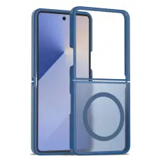 Samsung Galaxy Z Flip 7 Skal MagSafe Skin Touch Blå