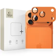 Tech-Protect iPhone 17 Pro Linsskydd CamFull Fit+ Cosmic Orange