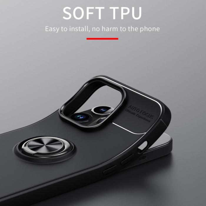 Bild 5, iPhone 15 Pro Skal Ring Svart/Blå
