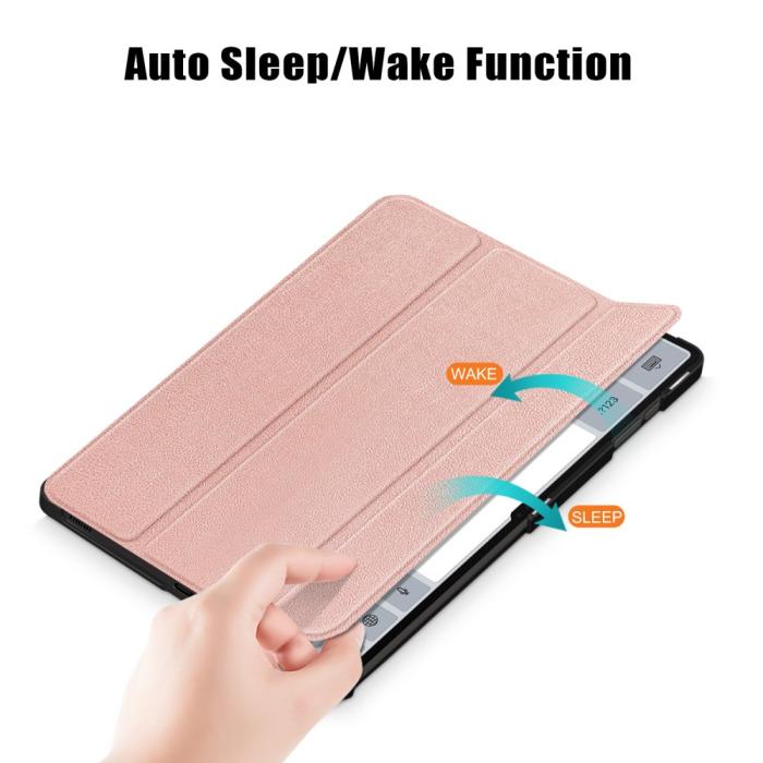 Bild 5, Samsung Galaxy Tab S9 Ultra Fodral Tri-Fold Roséguld