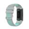 Fitbit Charge 4/3 Silikon Träningsarmband Grå/Cyan