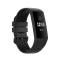 Fitbit Charge 4/3 Silikon Träningsarmband Svart