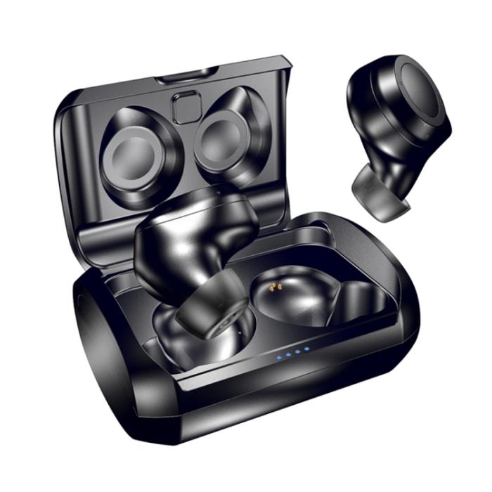 Bild 1, Trådlösa Bluetooth Hörlurar - Svart