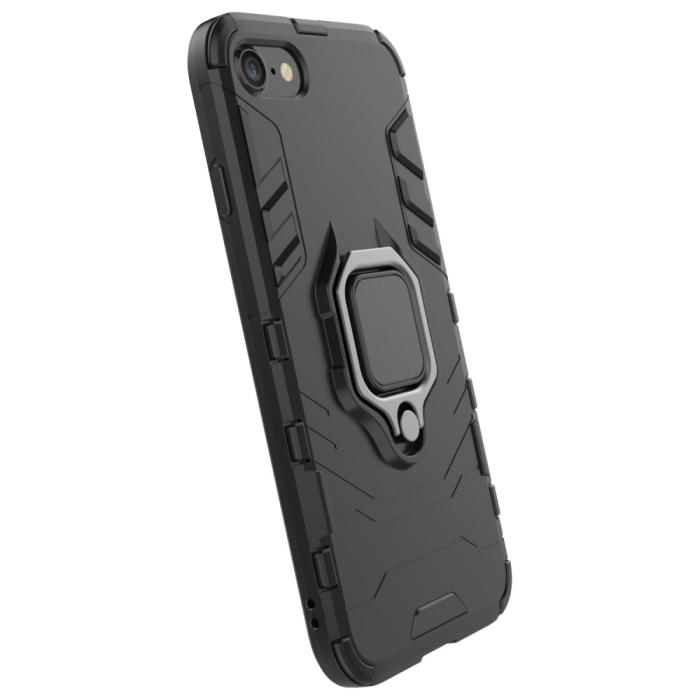 Bild 6, iPhone 7/8/SE (2020/2022) - Hybrid Ring Skal - Svart