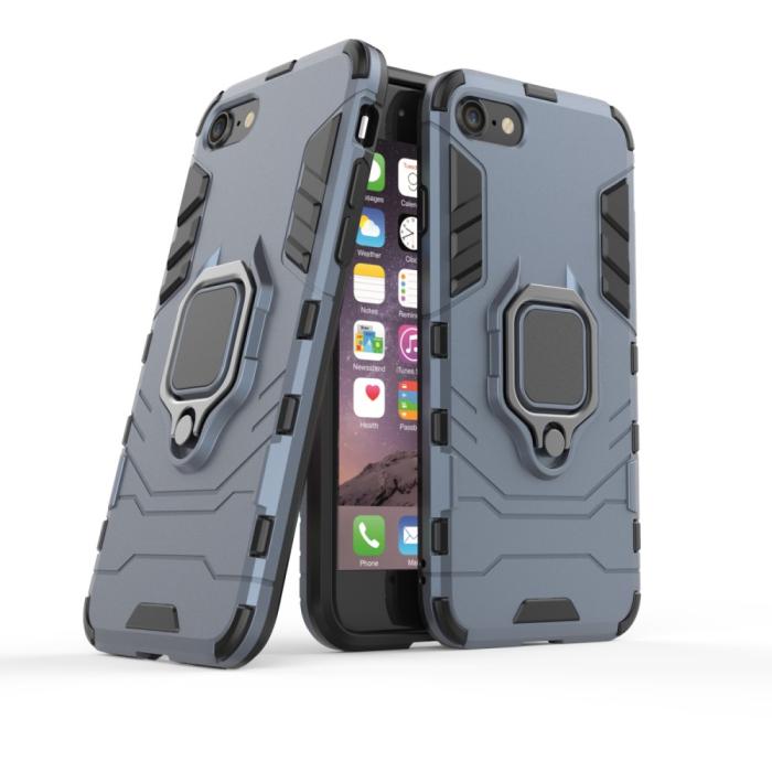 Bild 1, iPhone 7/8/SE (2020/2022) - Hybrid Ring Skal - Navy Blue