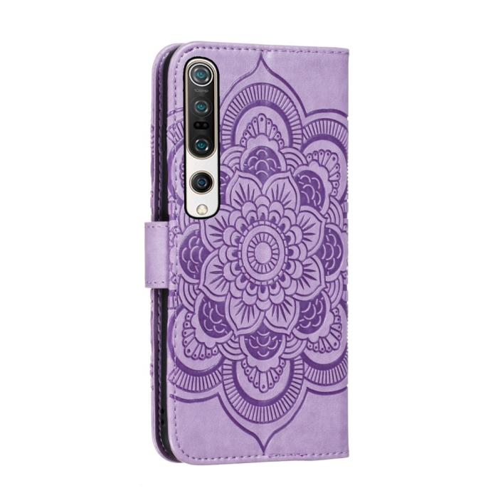 Bild 4, Xiaomi Mi 10 / 10 Pro - Mandala Plånboksfodral - Lila