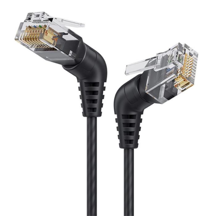 Bild 1, CableCreation 1 m Cat6a RJ45 Nätverkskabel Svart