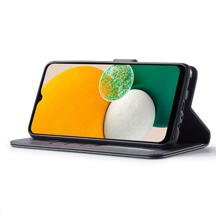 Bild 3, LC.IMEEKE Samsung Galaxy A14 4G/5G Fodral Läder Svart