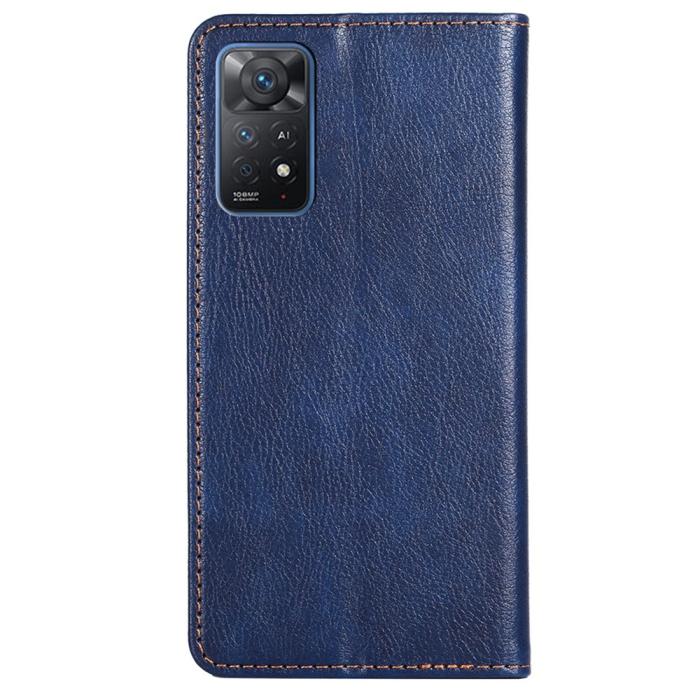 Bild 3, Xiaomi Redmi Note 11 Pro 5G Fodral Vintage Flip Blå