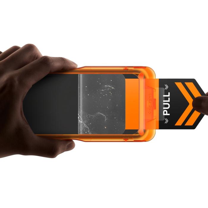 Bild 3, Spigen iPhone 17 Pro 3-PACK Skärmskydd ALM GLAS.tR Härdat Glas